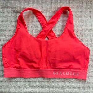 Under Armour Vibrant Pink Sports Bra